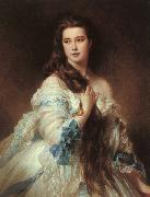 Franz Xaver Winterhalter Portrait of Madame Barbe de Rimsky-Korsakov china oil painting artist